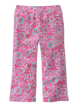 BabyGap: Boot cut leggings - floral pink