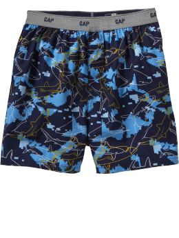 GapKids: Shark boxers - raw indigo