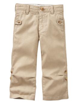 BabyGap: Roll-up pants - lt. jute