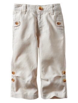 BabyGap: Roll-up pants - beach pebble