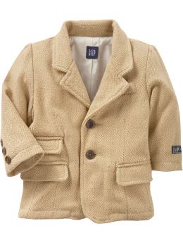 BabyGap: Dressy herringbone blazer - herringbone