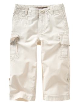 BabyGap: Roll-up cargo pants - beach pebble