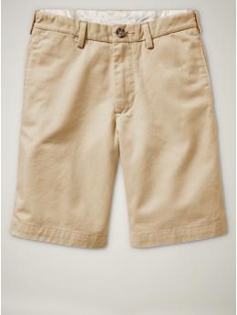 GapKids: Gapshield flat front shorts - cargo khaki