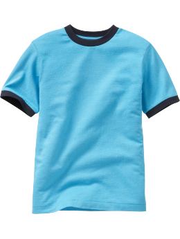 GapKids: Sueded ringer T - blue chip