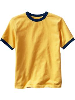 GapKids: Sueded ringer T - golden