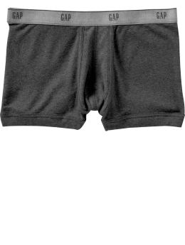 Men: Heathered square cut boxer briefs - gray