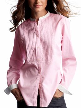 Women: Womens: Banded collar shirt: Tops: New Arrivals | Gap from gap.com