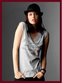 Women's Clothing: Women's Clothing: Gap (PRODUCT) RED small-pin T: Women (PRODUCT) RED | Gap from gap.com
