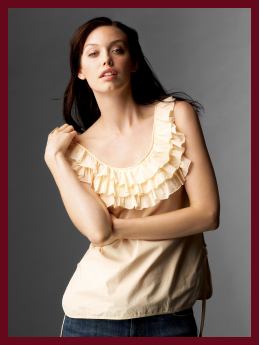 Women's Clothing: Women's Clothing: Gap (PRODUCT) RED ruffle tank: Women (PRODUCT) RED | Gap from gap.com