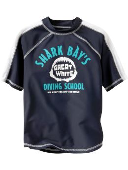 GapKids: Graphic rash gaurd - blue galaxy