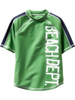GapKids: Graphic rash gaurd - pixie green