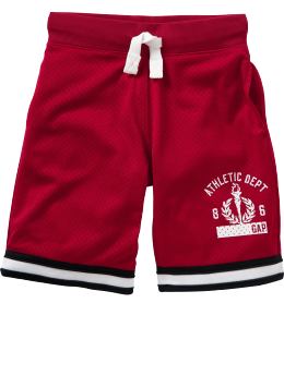 GapKids: Athletic mesh shorts - russian red