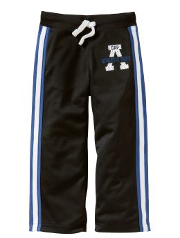 GapKids: Athletic mesh pants - black