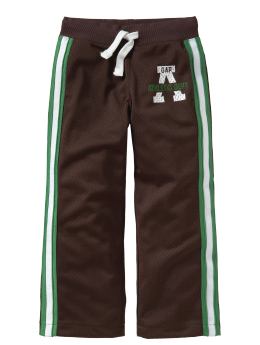 GapKids: Athletic mesh pants - carob brown
