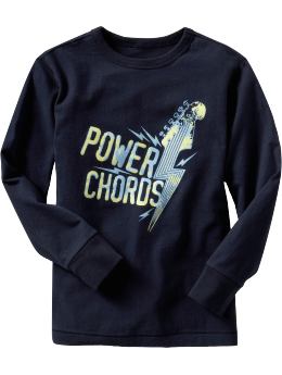 GapKids: Sueded music graphic T - blue galaxy