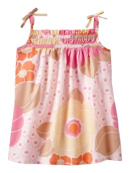 BabyGap: Bold flower bow tank - pink floral