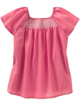 BabyGap: Smocked top - apple blossom