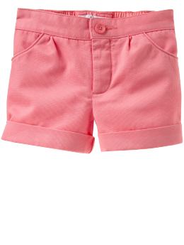 BabyGap: Cuffed shorts - apple blossom