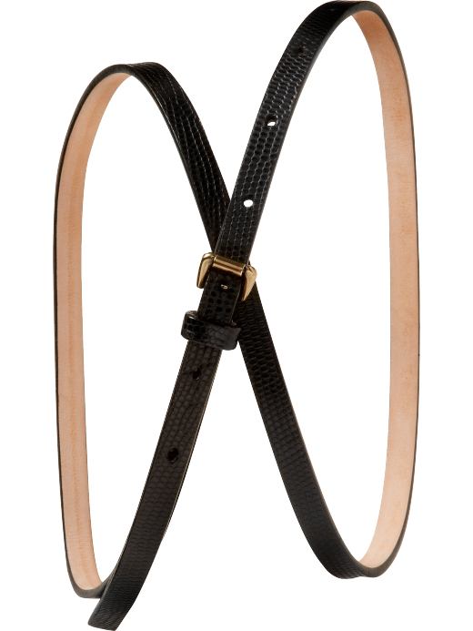 Women: Womens: Skinny lizard belt: Belts: Belts & More | Gap from gap.com