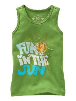 BabyGap: Sunny graphic tank - baby fern