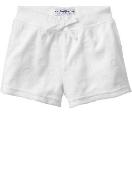 BabyGap: Eyelet shorts - white