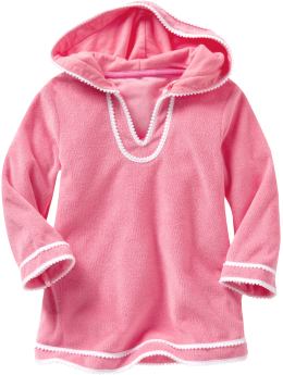 BabyGap: Hooded terry tunic - apple blossom