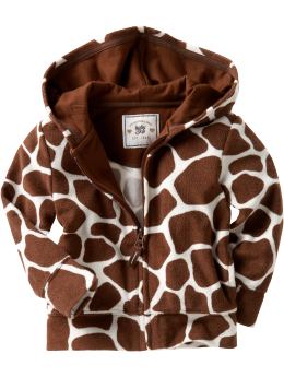 BabyGap: Giraffe zip-up hoodie - giraffe