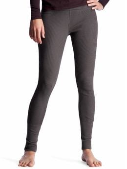 Women's Clothing: Women's Clothing: Waffle leggings: Loungewear New Arrivals | Gap :  elasticized waist waffle-knit modal grey