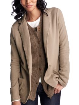 Women: Knit blazer - terrain