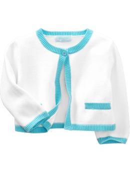BabyGap: Trimmed cardigan - new off white