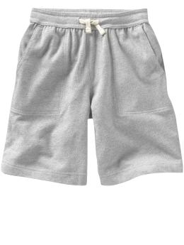 GapKids: Active knit shorts - heather gray
