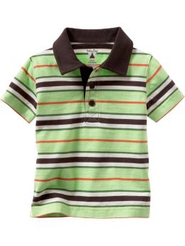 BabyGap: Multi-striped polo - margarita stripe