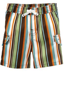 BabyGap: Safari swim trunks - multi stripe