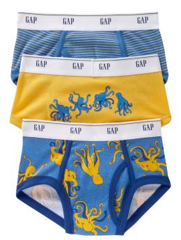 GapKids: Octopus briefs (3-pack) - kayak