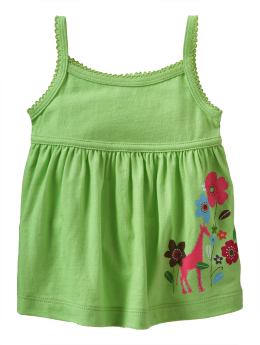 BabyGap: Strappy empire tank - margarita