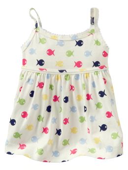 BabyGap: Strappy empire tank - now fish