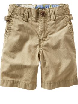 BabyGap: Flat front safari shorts - khaki