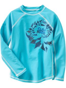 GapKids: Raglan rash guard - blue harmony