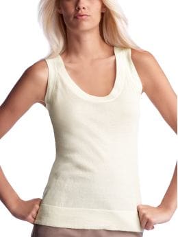 Women's Clothing: Women's Clothing: Ribbon-tie sweater shell: Tops New Arrivals | Gap from gap.com