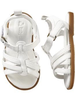 BabyGap: Strappy sandals - white