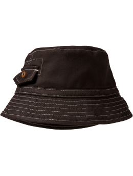 BabyGap: Cargo bucket hat - fudge brownie