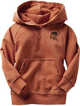 BabyGap: Vintage hoodie - holiday orange