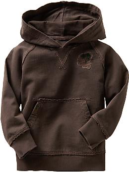 BabyGap: Vintage hoodie - fudge brownie