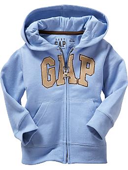 BabyGap: Arch logo zip-up hoodie - blue opal