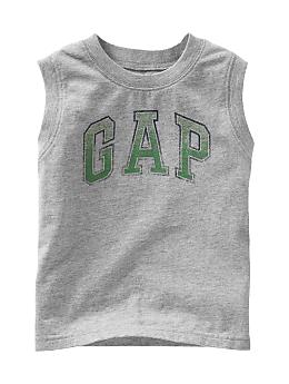 BabyGap: Sporty muscle T - gray