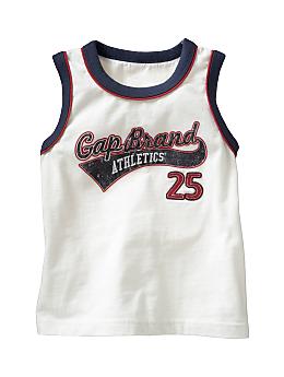 BabyGap: Athletic ringer tank - Plaster