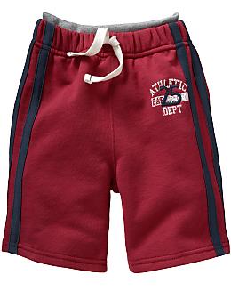 BabyGap 2 in 1 active knit shorts red bandana
