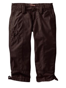 GapKids: Ruched capris - fudge brownie