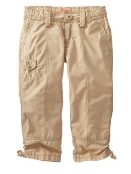 GapKids: Ruched capris - light camel