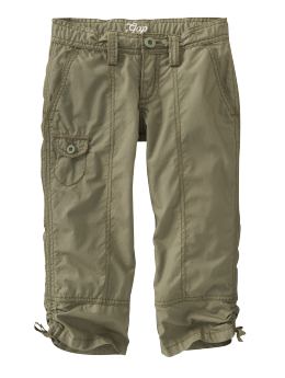 GapKids: Ruched capris - leek
